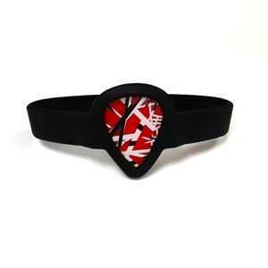 New! Collectable Eddie Van Halen Guitar Pick Holder Bracelet